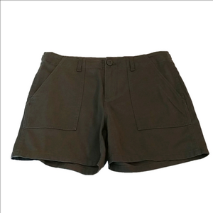Marc New York Shorts‎ Women's Olive Green Size L Cotton Blend Long